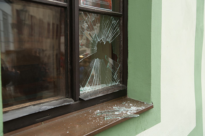A2B Glass are able to board up broken windows while they are being repaired in Northfields.